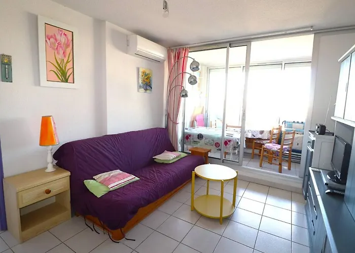 2 Pieces Avec Terrasse, Clim, Piscine Et Proche - 6 Couchages - Fr-1-307-147 Διαμέρισμα *